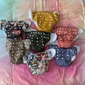Nora's Nursery Cloth Pocket Diapers Harlow 7 Pack